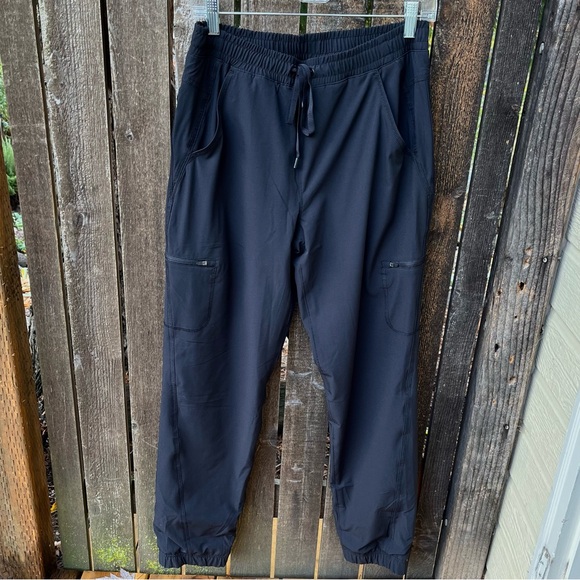 Eddie Bauer Wm's Fleece Lined Cargo Jogger Pants in Black Sz 6 - Picture 10 of 16